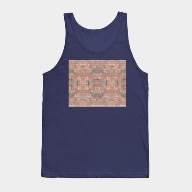 Abstract Geometric Pattern Tank Top by CuddlyChimera